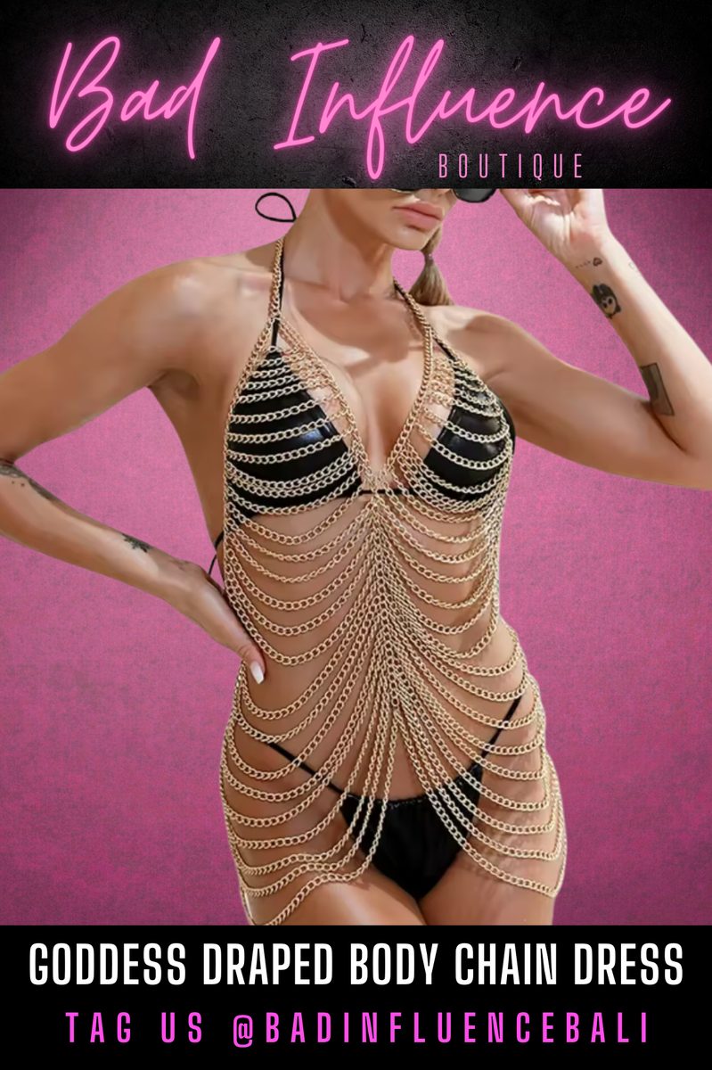 Goddess Body Chain Dress